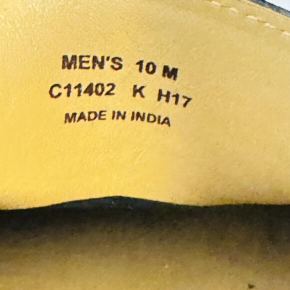 Cole Haan Shoes Mens 10 Black Leather Driving Loafers Slip On Moc Casual Comfort - Picture 11 of 12